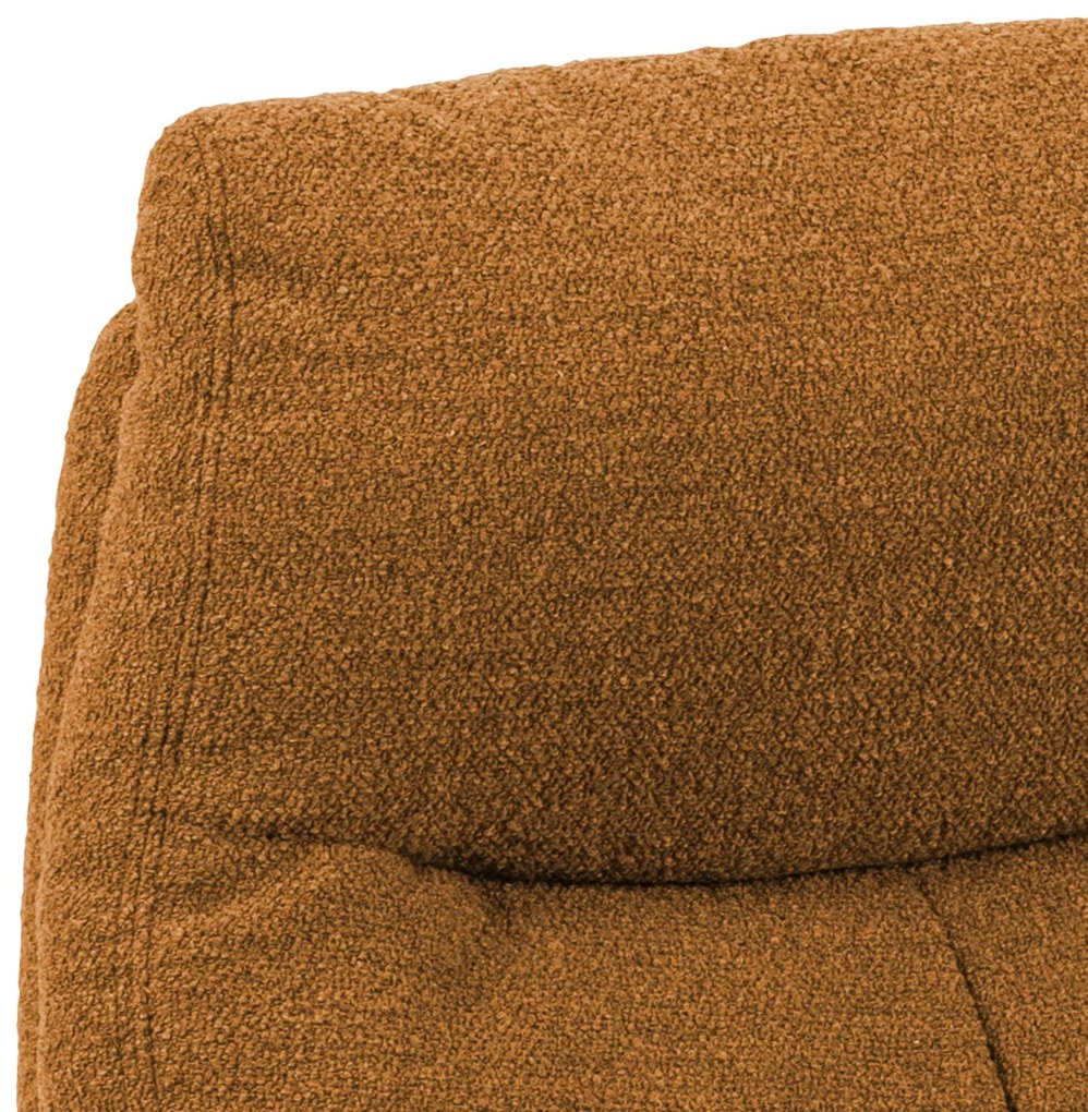 Verstelbare Fauteuil Met Voetenbank Caramel