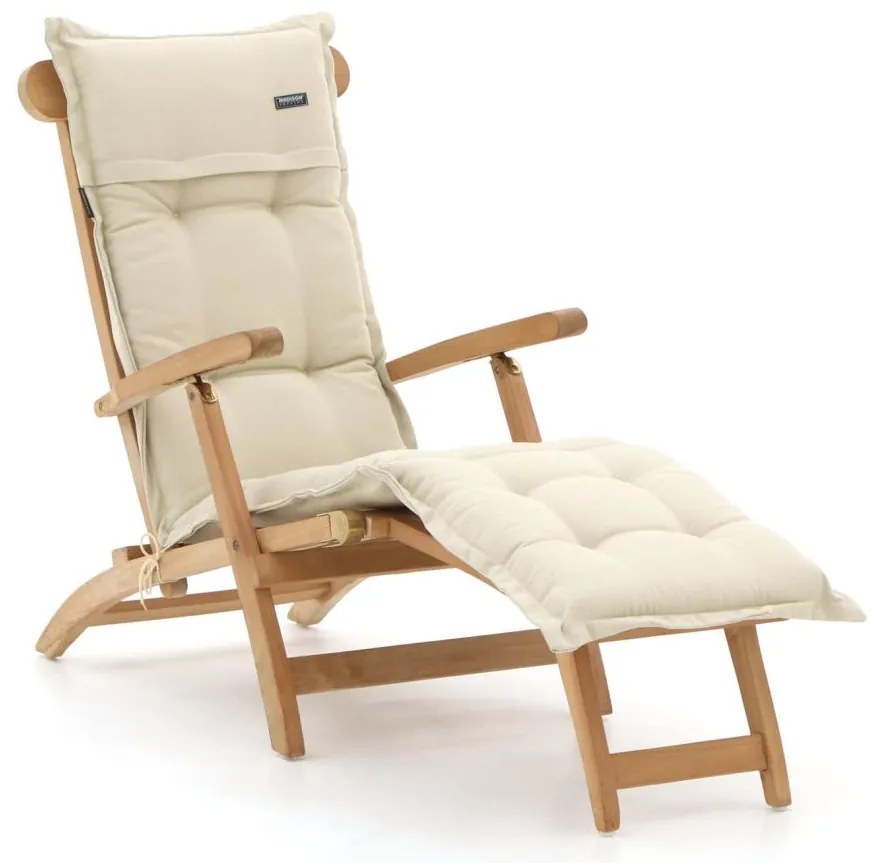 Verstelbaar ligbed Sunyard  | Teakhout | Natural Teak | Ligstoel tuin | Strandbed  | Kees Smit Tuinmeubelen