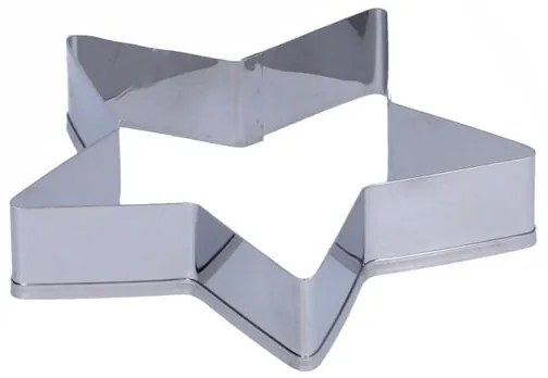 Uitsteekvormpje, rvs, ster,Ø 4,2 cm