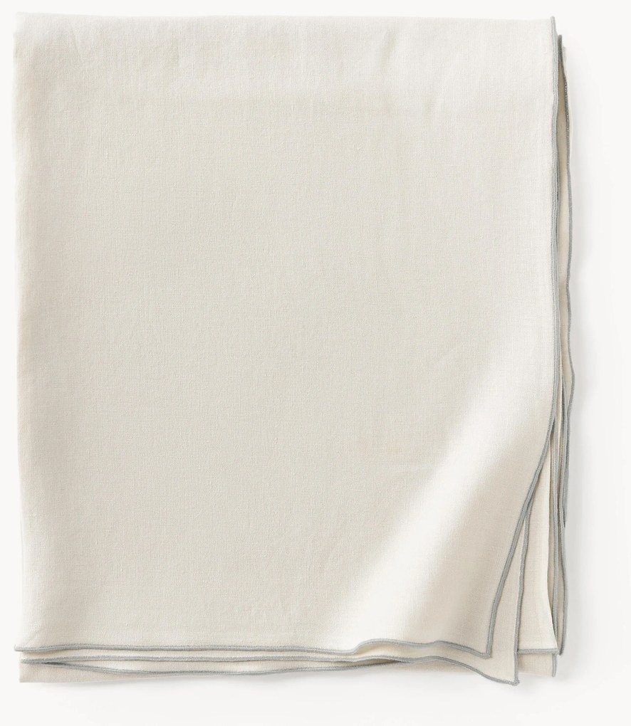 Linnen tafelkleed Kennedy met bies