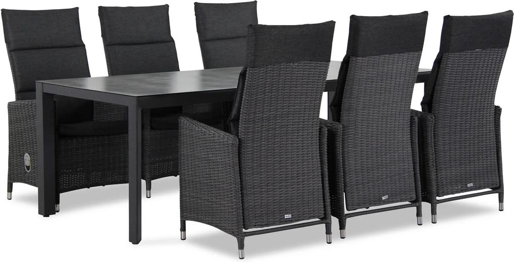 Garden Collections Madera/Elena 220 cm dining tuinset 7-delig