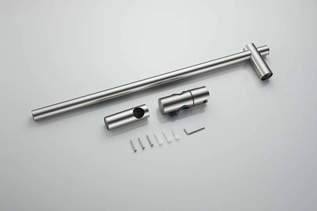 Saniclear Exclusive glijstangset met Vision handdouche RVS