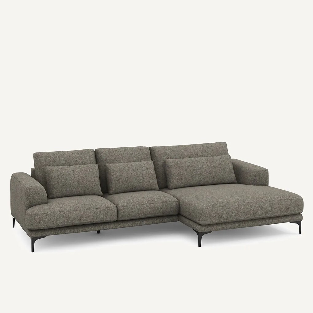 XL hoekbank rechts in tweed, MARSILE