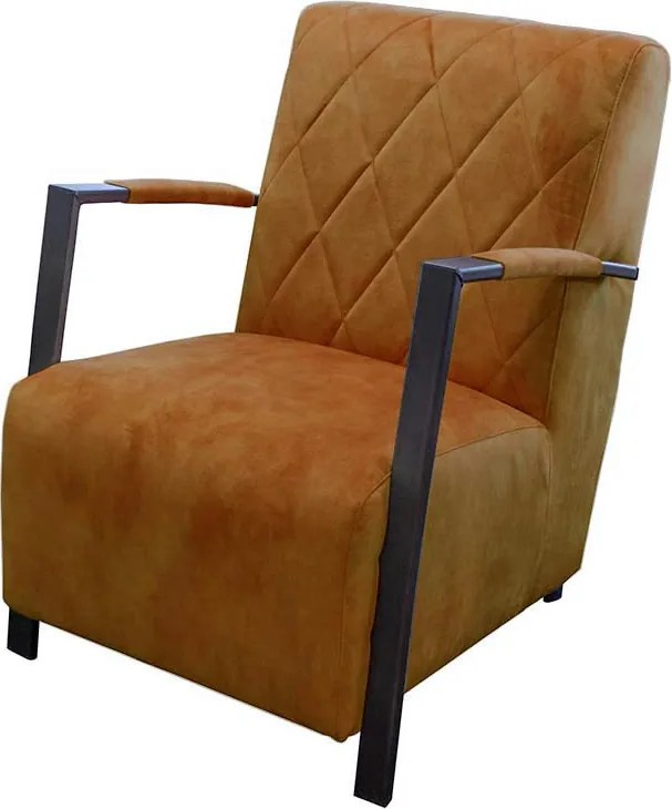Fauteuil - Isabella - velours Adore cognac 28