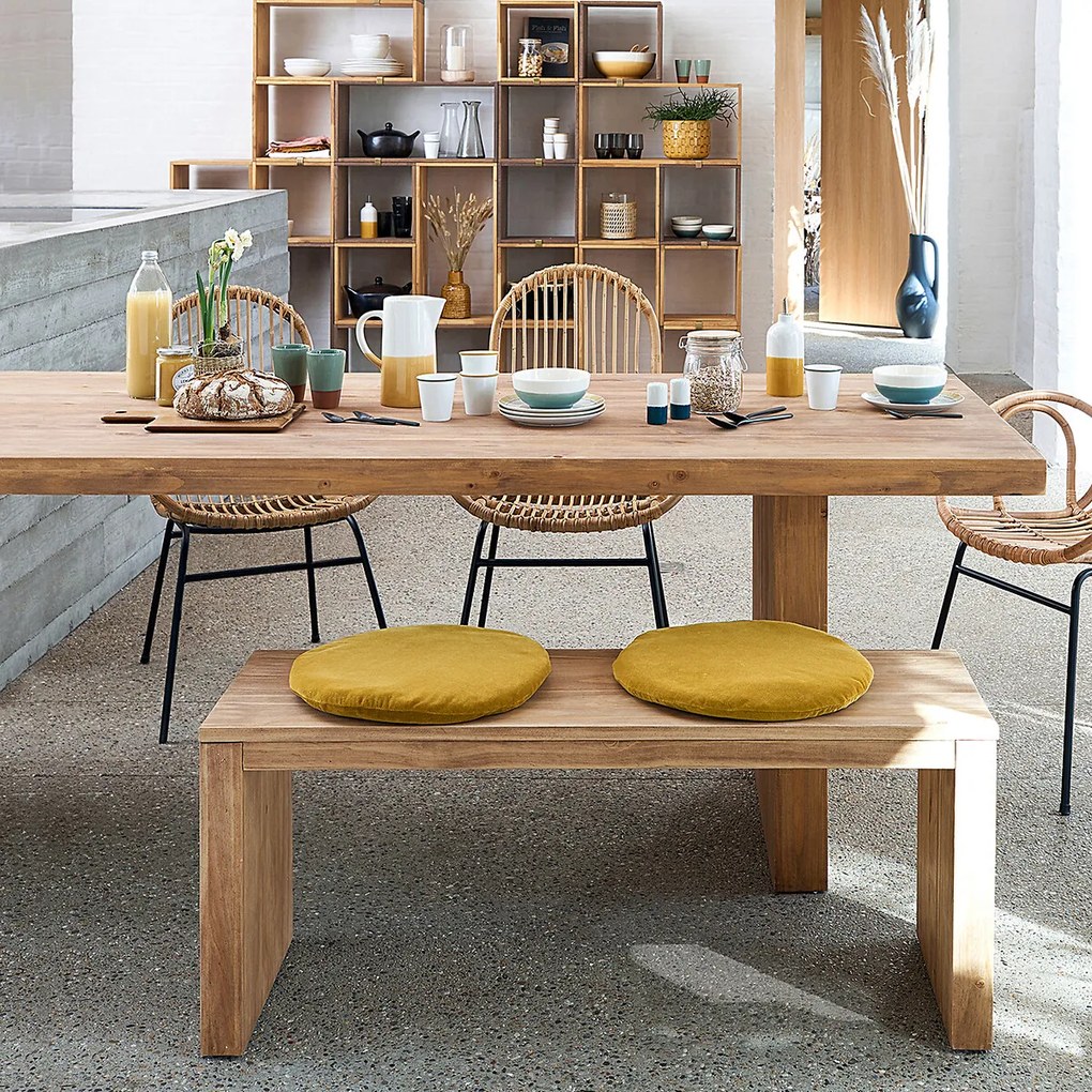 Massief grenen bank, Malio