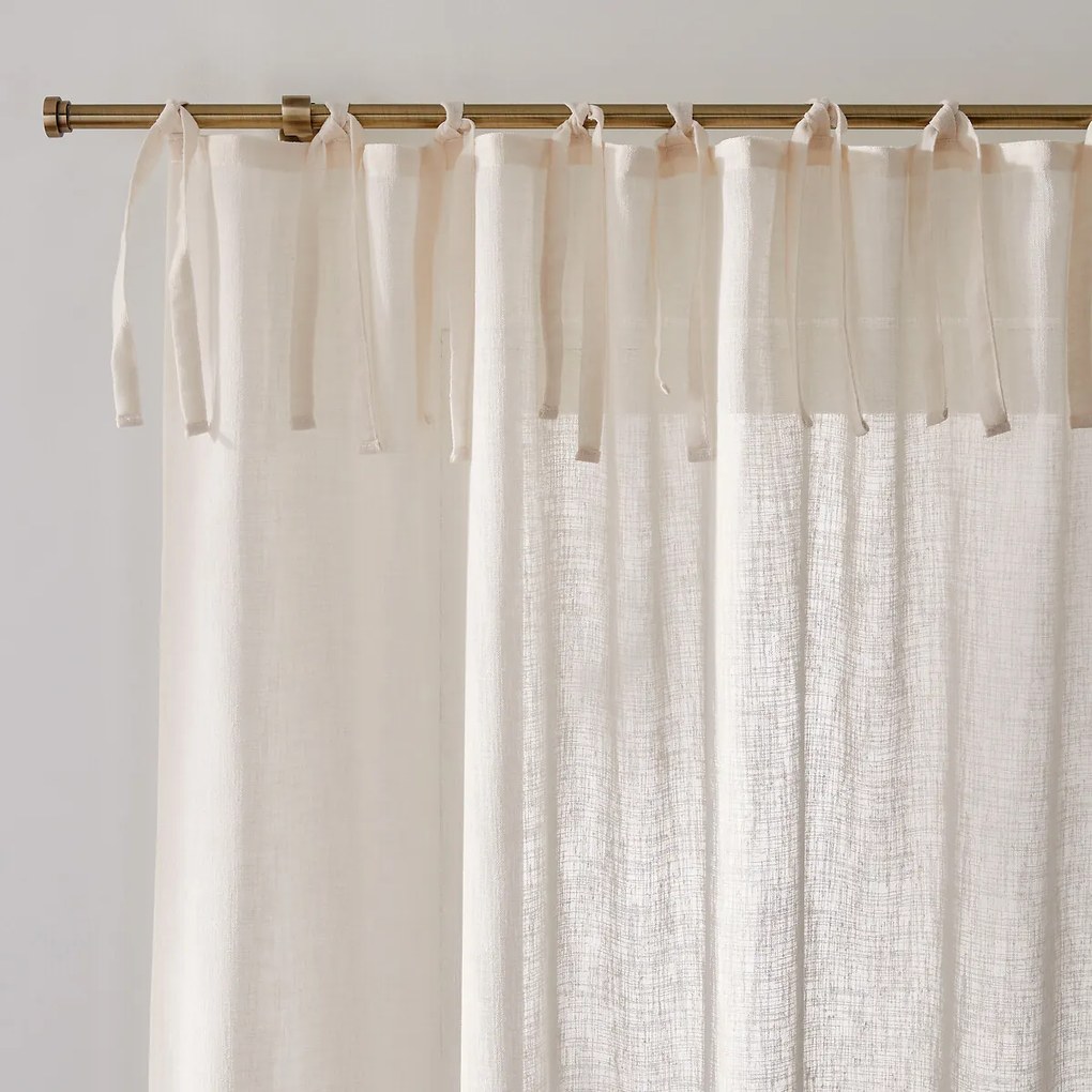 Glasgordijn met strikjes, Nyong