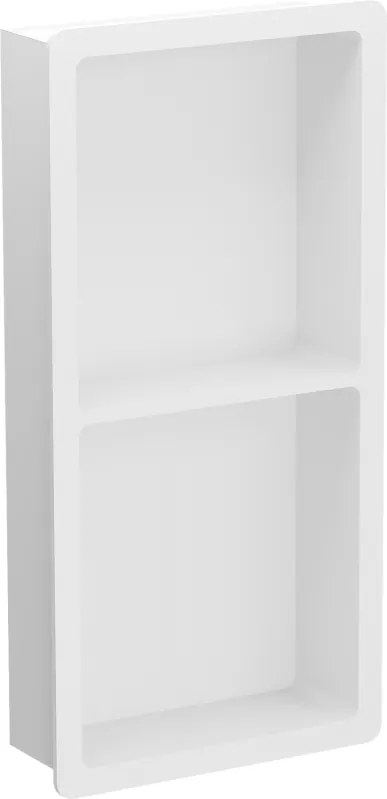 Mexen X-Wall-K nis niche plank van conglomerate 62,2 x 30,7 cm, wit - 1900623010