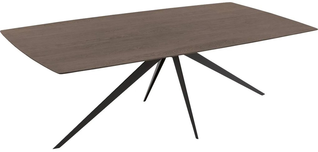 Goossens Excellent Eettafel Uniek, Semi rechthoekig 200 x 100 cm