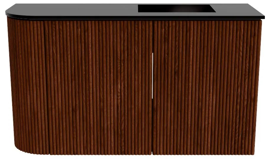 Mondiaz Joya 70cm toiletmeubel ronding links ruby met wastafel faye rechts 1 kraangat urban