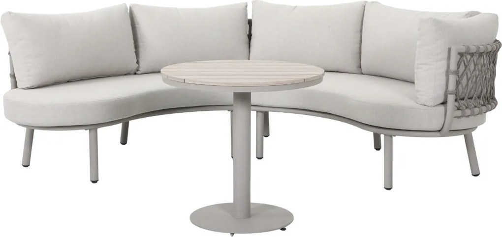 Novi Loïs lounge dining set 3-delig - zand