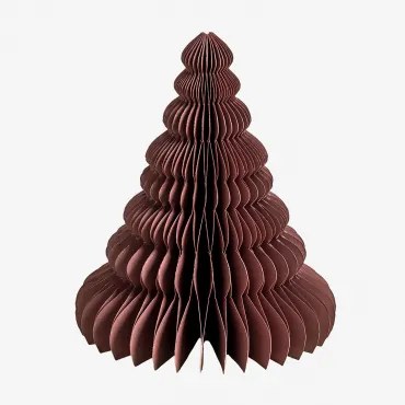 Set Van 3 Kerstbomen Van Noelle-papier Rode Ceder & ↑15 Cm - Sklum