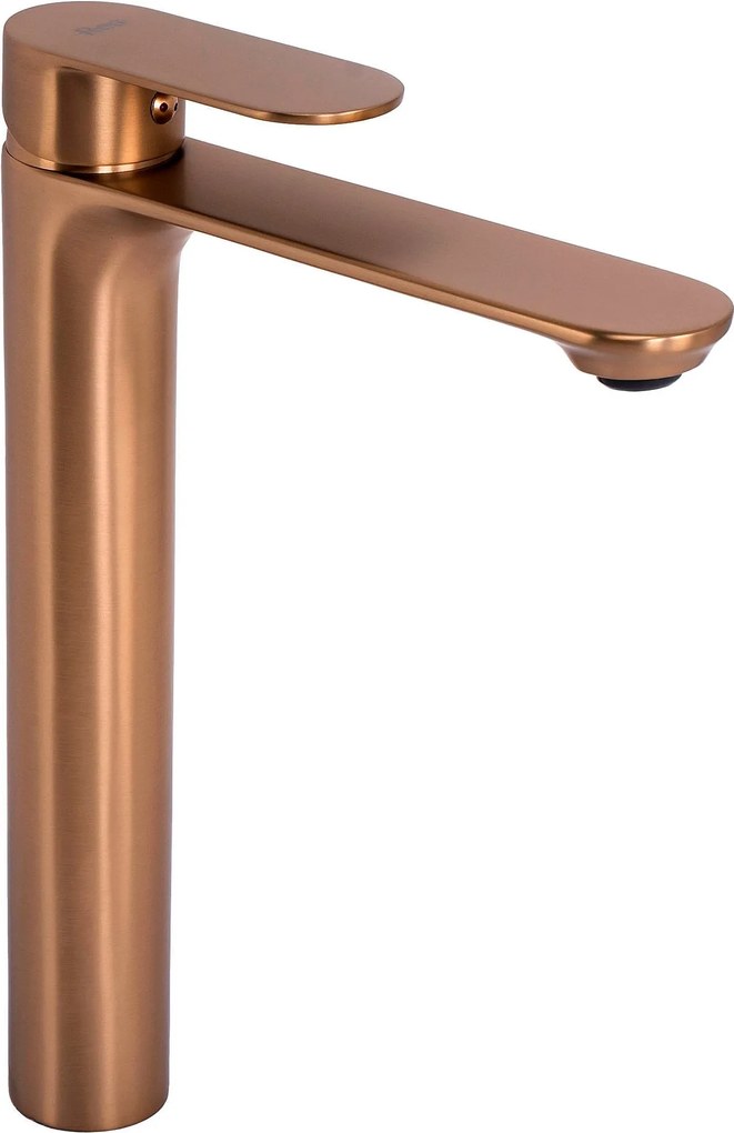 Wastafelkraan Rea Drop Brush Copper High