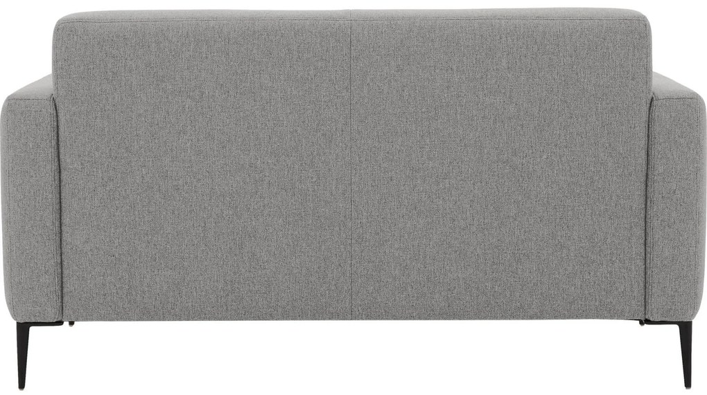 Goossens Key West lichtgrijs, stof, 2-zits, modern design