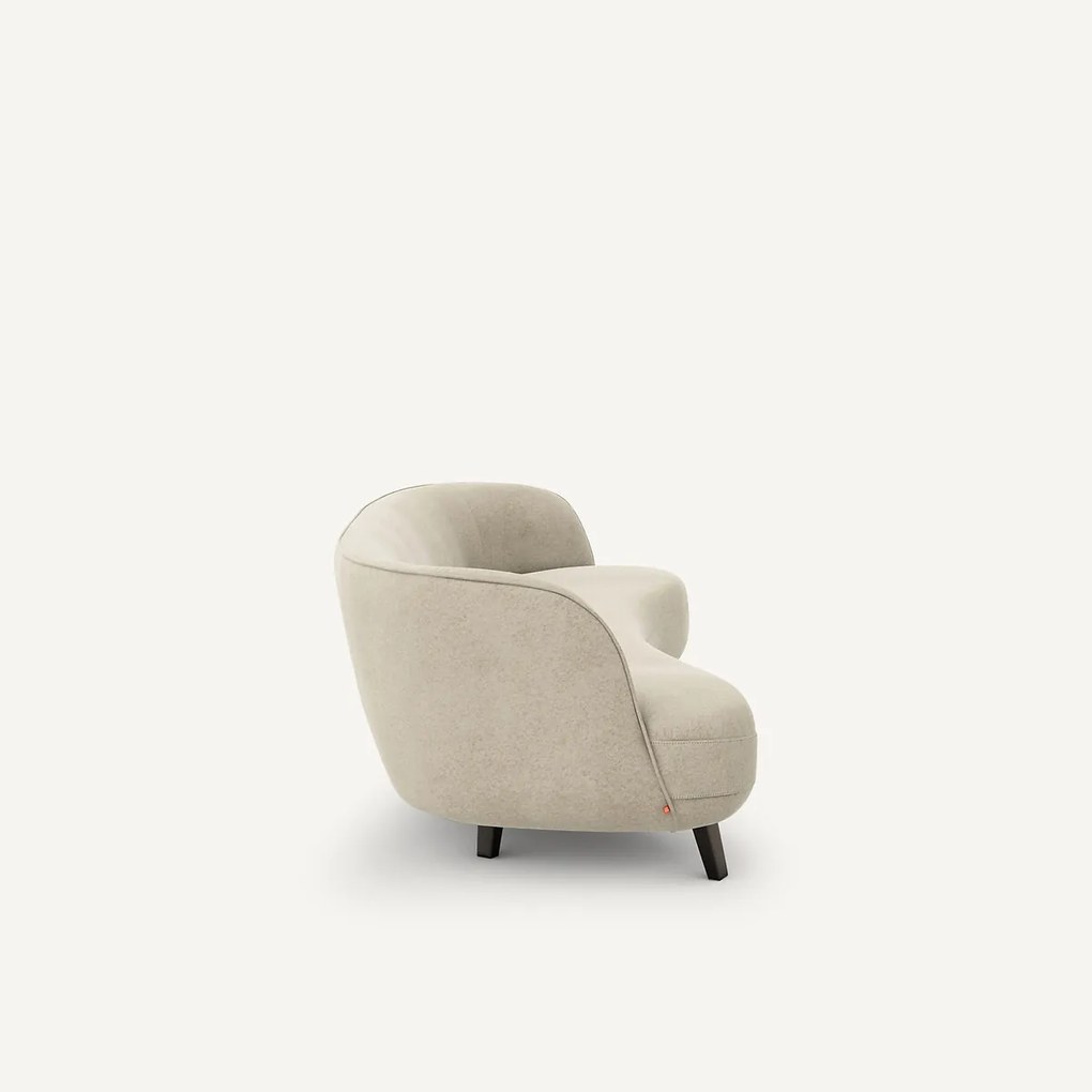 5-zits bank in linnen fluweel, Rosebury, ontwerp door Emmanuel Gallina