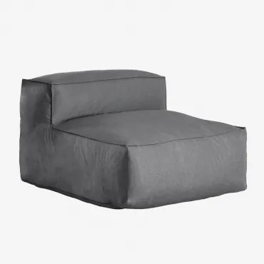 Fauteuil In Stof Dojans Gris Granito - Sklum