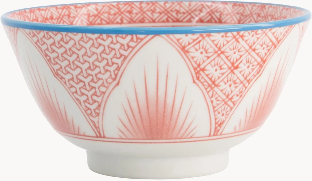 Porseleinen kleine Tayo-schaaltjes Lily Flower, 6-delig