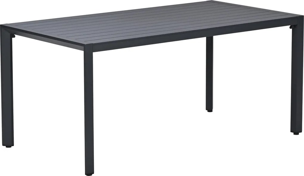 Garden Impressions Kasper tuinset 5-delig - tuintafel 160x84 cm donker grijs