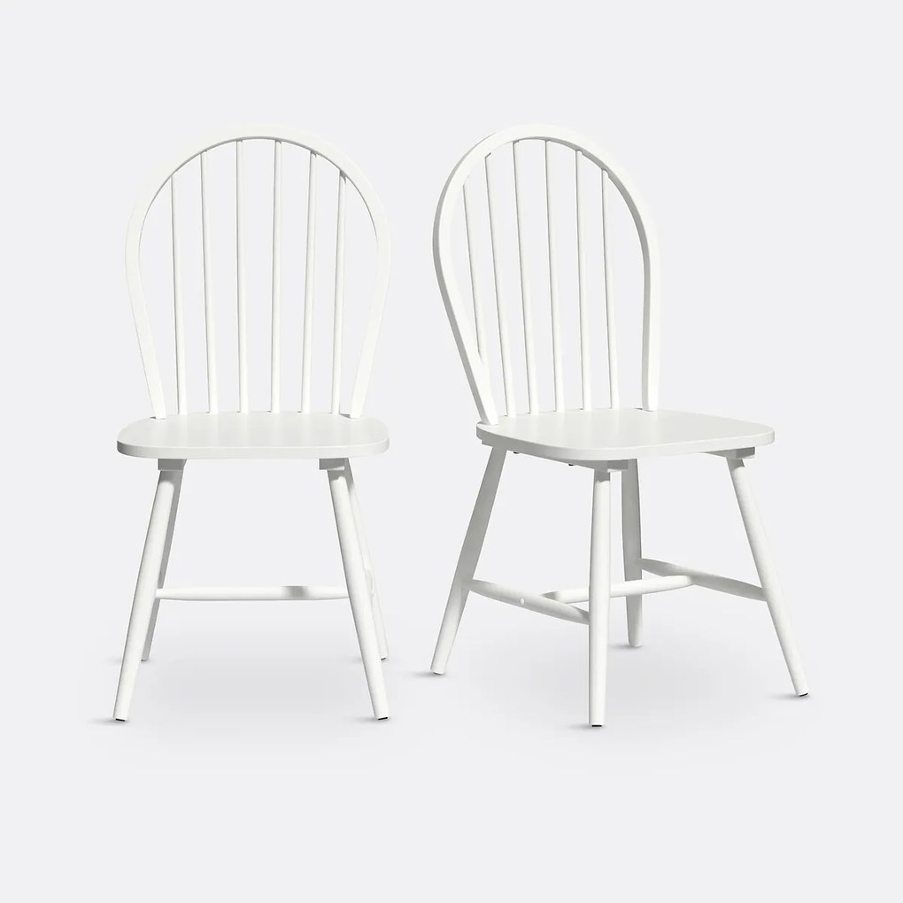 Set van 2 stoelen met spijlen, Windsor