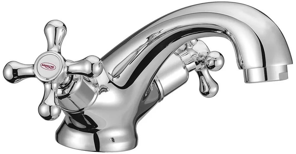 Aqualine Victoria wastafelkraan chroom