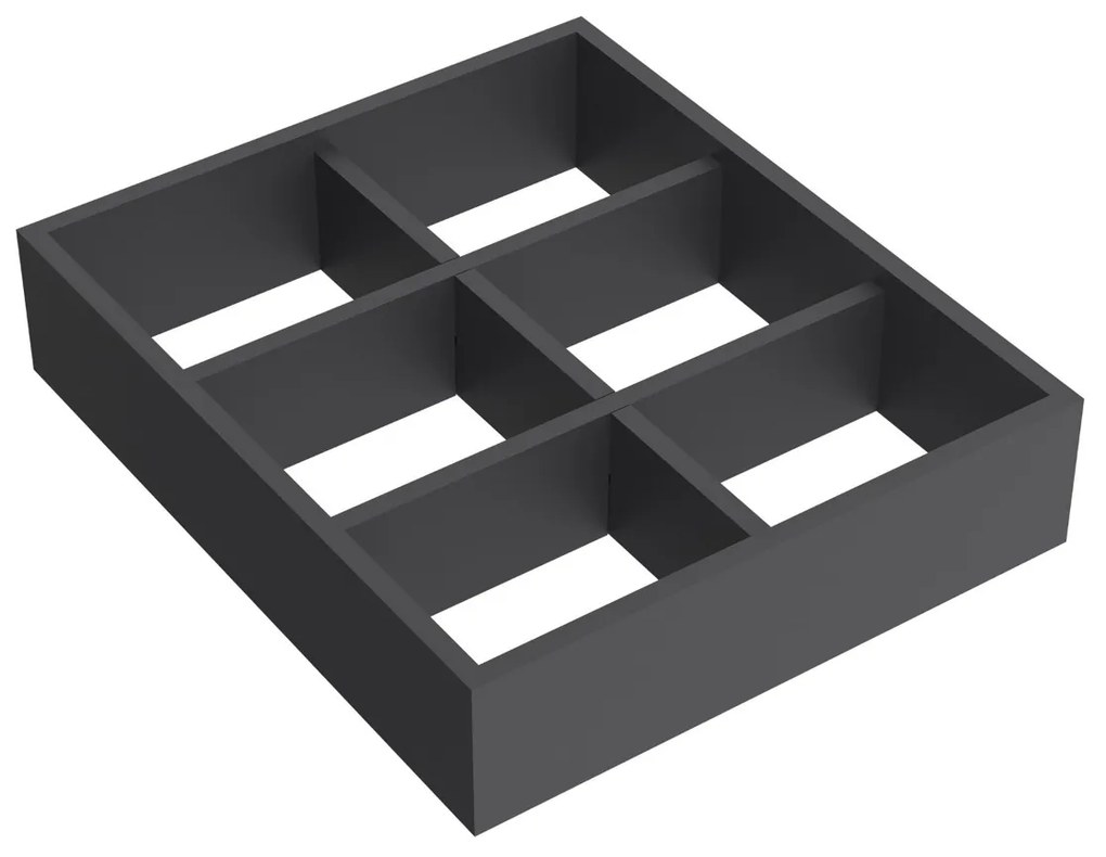 Muebles Sala ladeverdeler 27x32cm antraciet