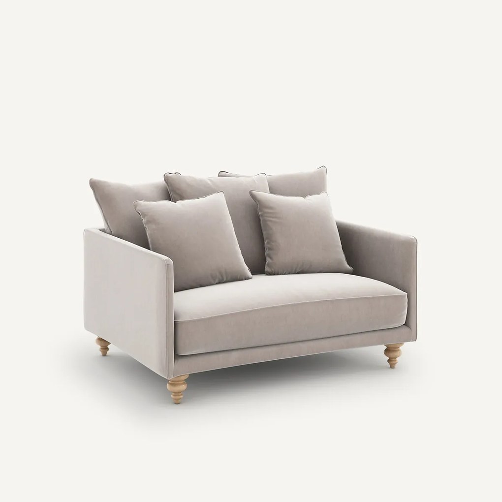 2-zits compact fluwelen zetel, Lazare