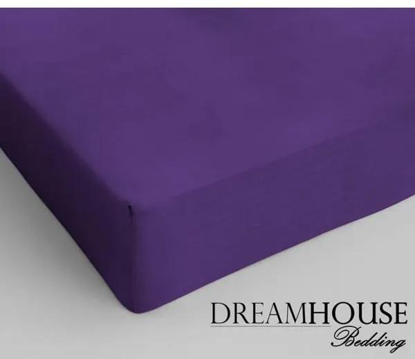 Dreamhouse Bedding Katoen Hoeslaken Purple Paars 120 x 200