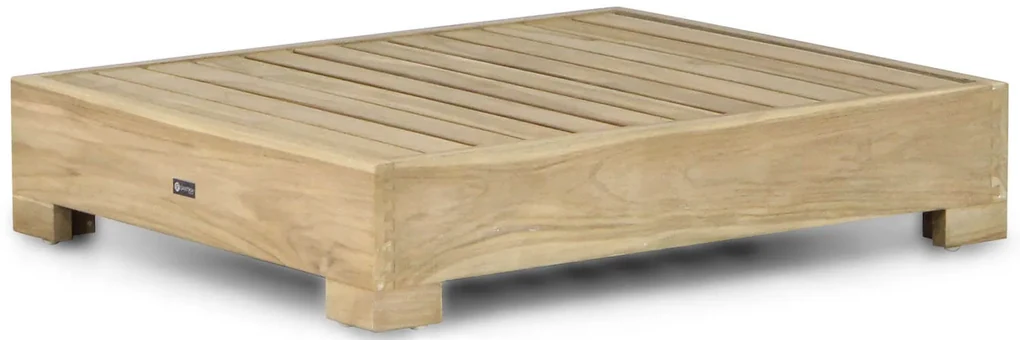 Chaise Loungeset Teak Old teak greywash 2 personen Santika Furniture Santika