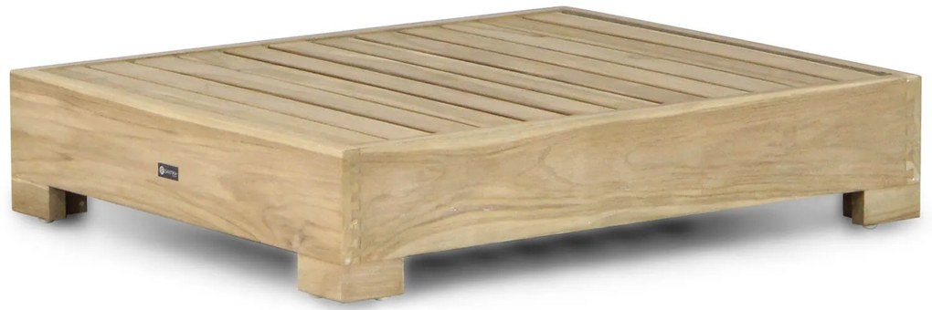 Chaise Loungeset Teak Old teak greywash 3 personen Santika Furniture Santika