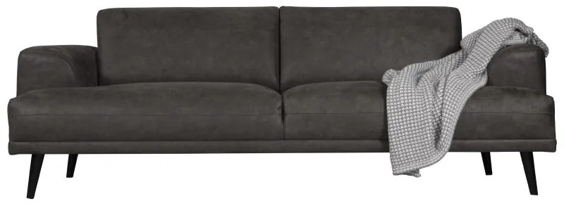 3 zitsbank - Lagos - leer Bull antraciet 67