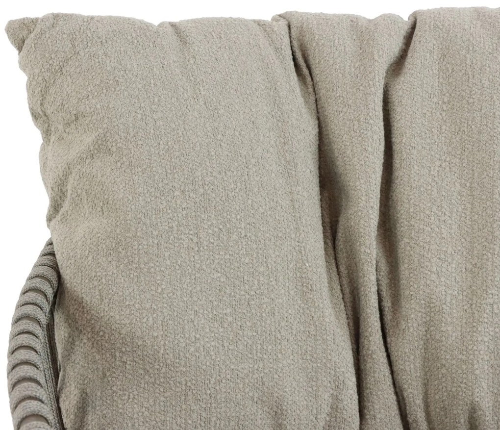 Stoel en Bank Loungeset 5 personen Aluminium/rope Taupe  4 Seasons Outdoor Capalbio/Riah