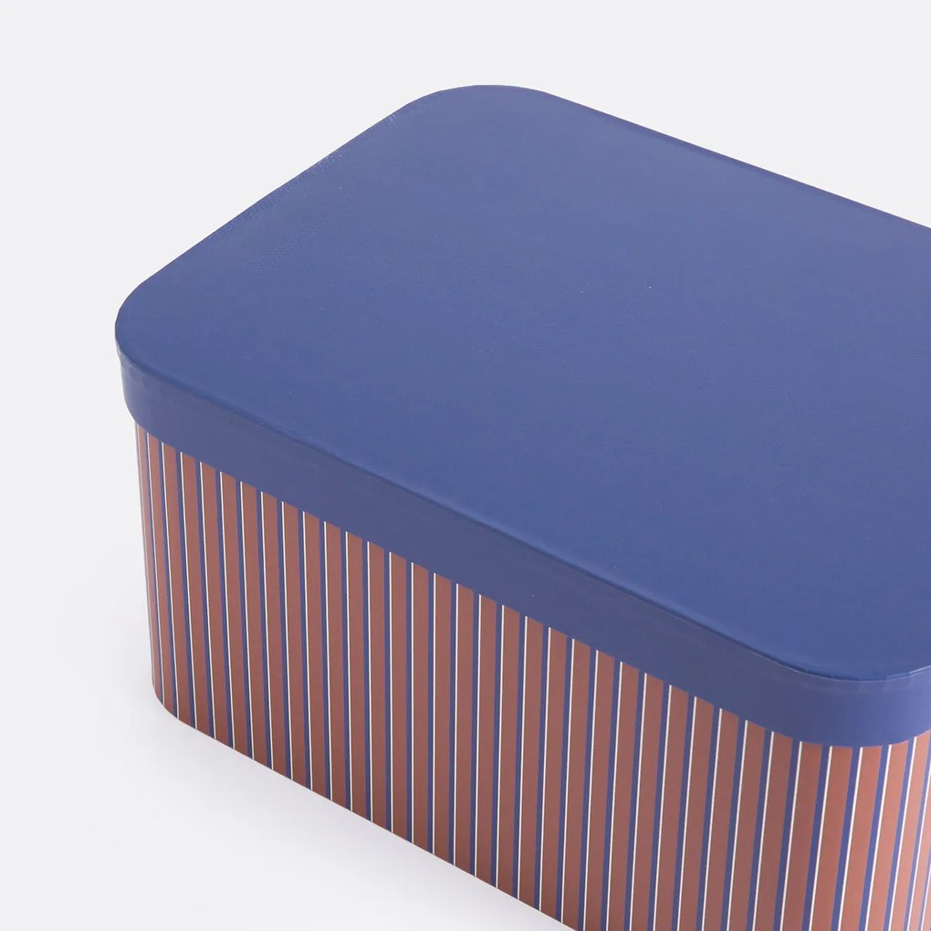 Set van 2 stapelbare dozen met deksels, Donato