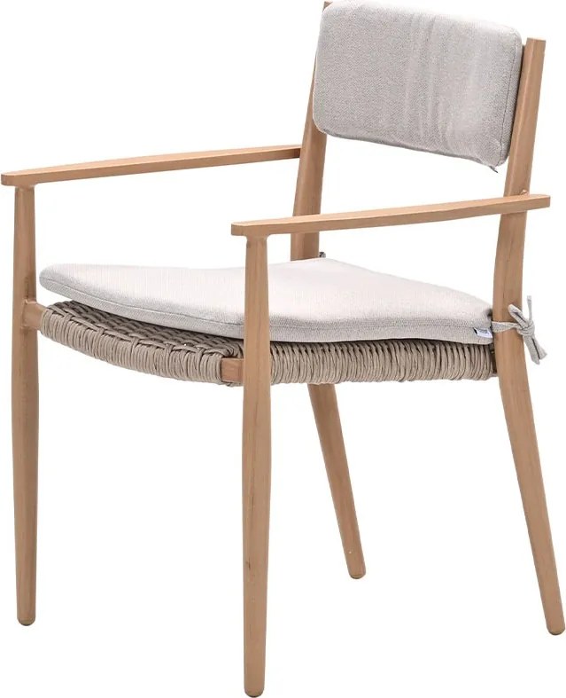 Garden Impressions Lily tuinset 7-delig light teak look - Kasper tuintafel 220x93 cm