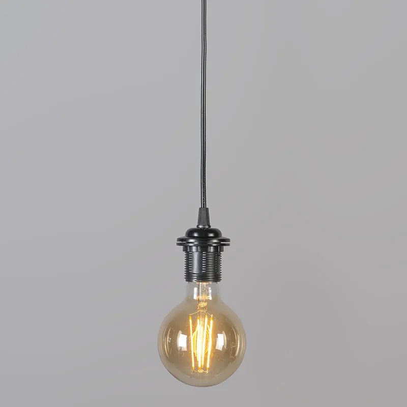 Retro hanglamp zwart 45 cm - Granny Frame