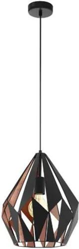 Hanglamp Carlton zwart 60W