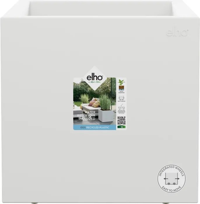 elho plantenbak Vivo Next Vierkant 40 - Wit (Wit) - 39 x 39 x H 38 cm