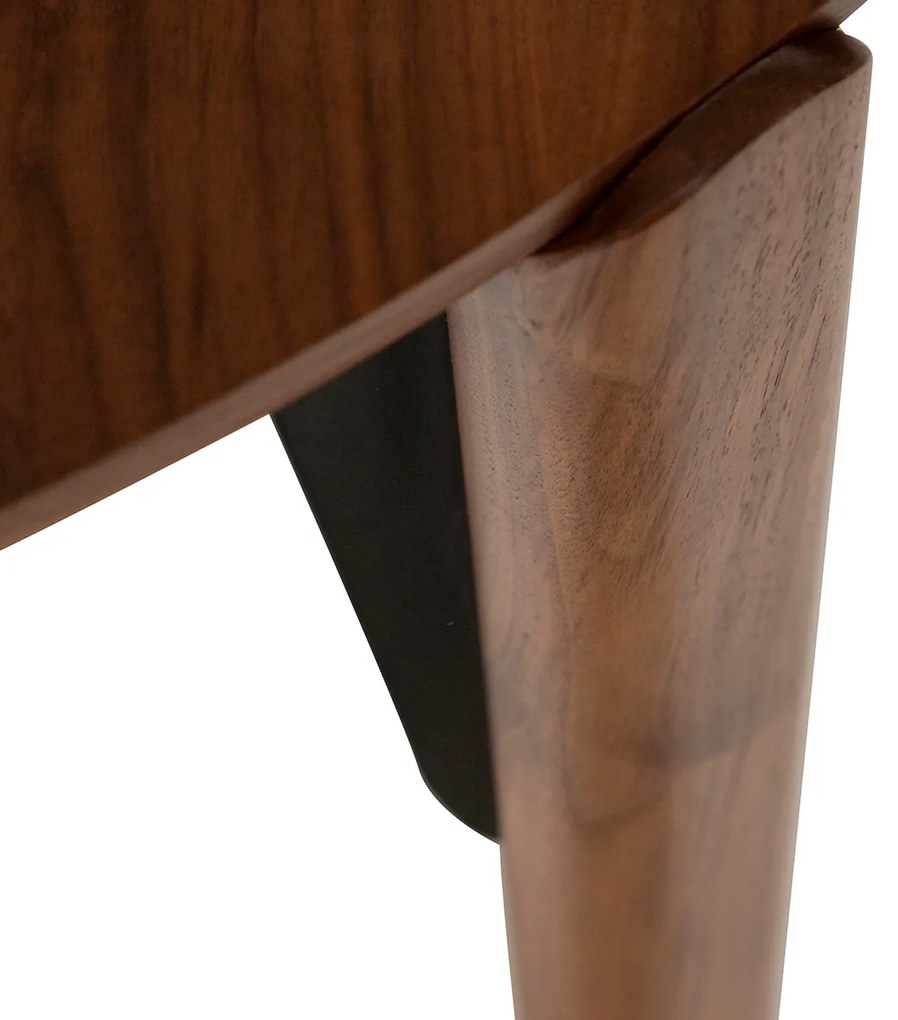 Dan-Form Paragon Ronde Design Eettafel Walnoot - 122 X 122cm.