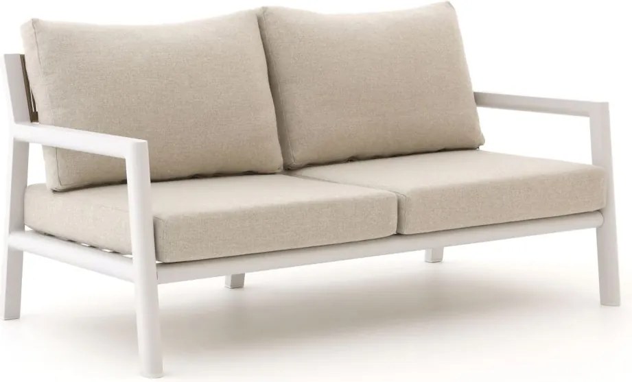 + 10% kassakorting | Loungebank Tuin Manifesto   | Aluminium | 2 personen | Tuinbank Wit | 165cm | Incl. kussens | Kees Smit Tuinmeubelen