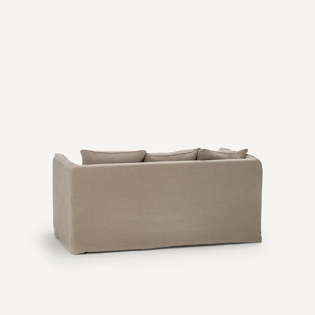 2-zitsbank in stonewashed linnen, Néo Chiquito