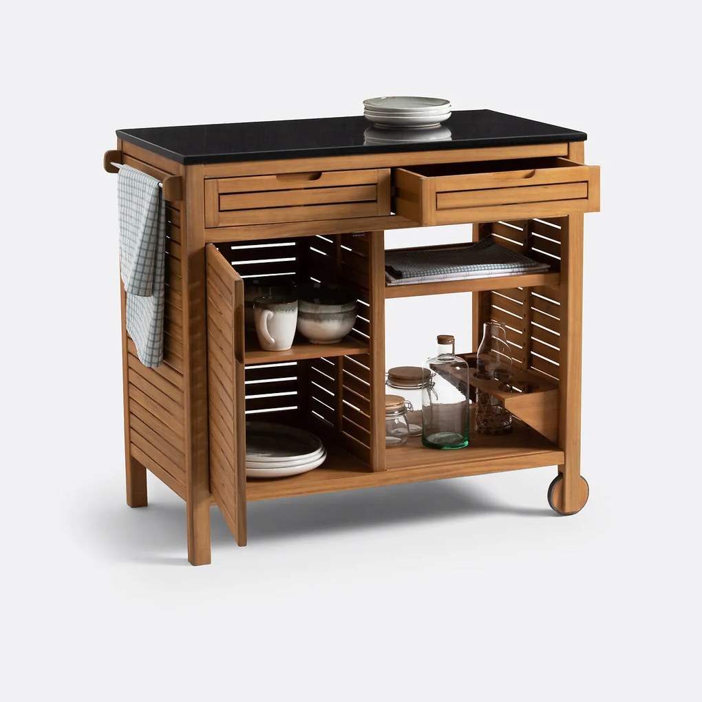 Opdientafel in acacia, Wassif