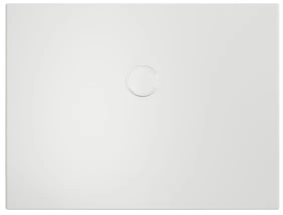 Xenz Flat Zero douchevloer - 100x80x4 - Acryl - wit 6508-01
