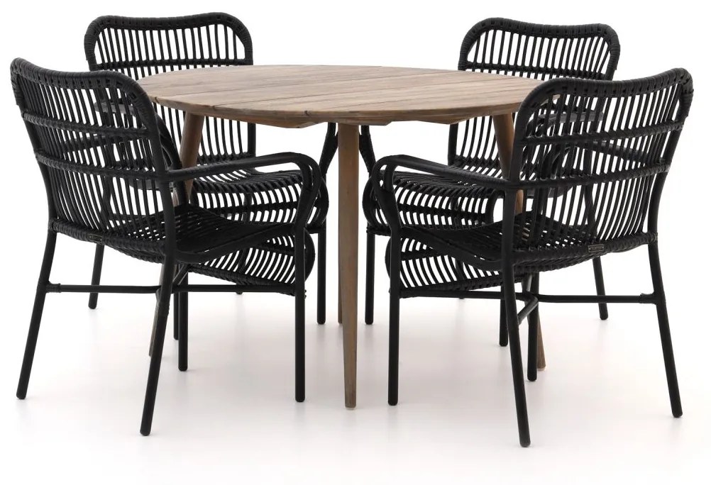 Intenso Parma/ROUGH-K ø 115cm dining tuinset 5-delig