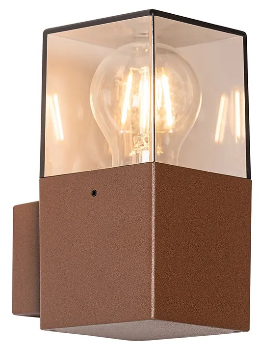 Industriële buiten wandlamp roestbruin IP44 - Denmark