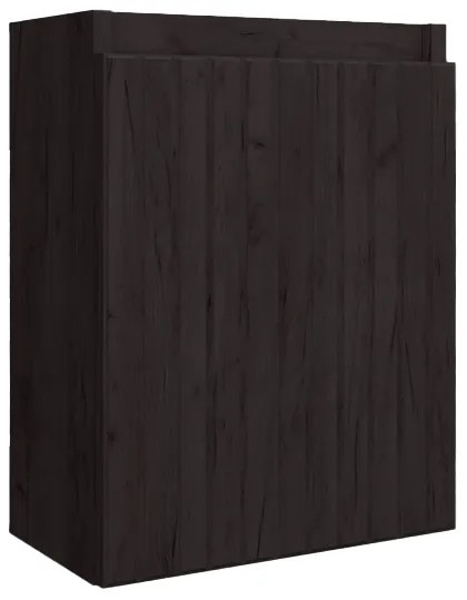 Fontana Bano toiletmeubel ribbelfront kasteel bruin greeploos 38.5x21.5cm