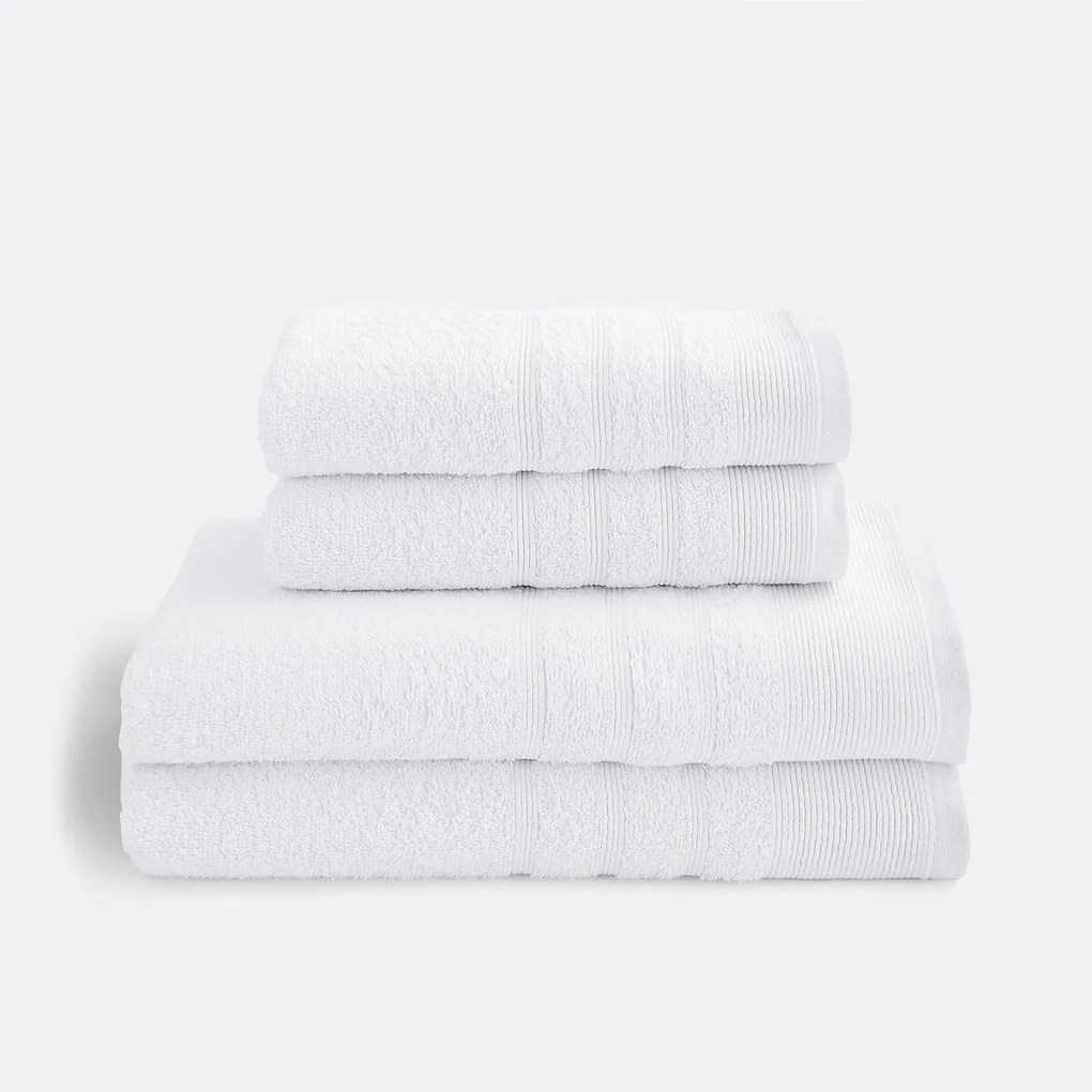 Set van 4 badstof handdoeken 600 g, ZAVARA