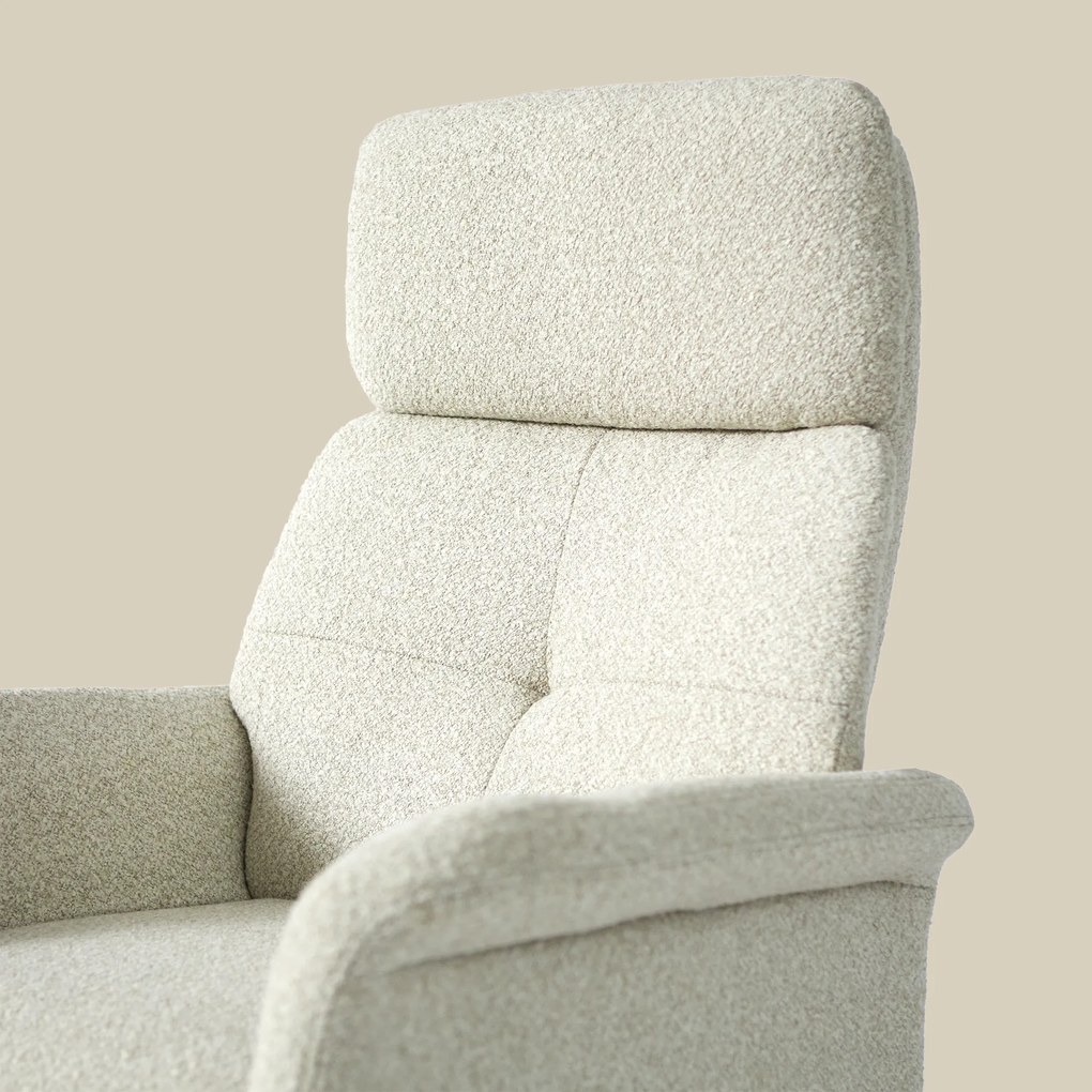 Beige Relaxfauteuil Elektrisch