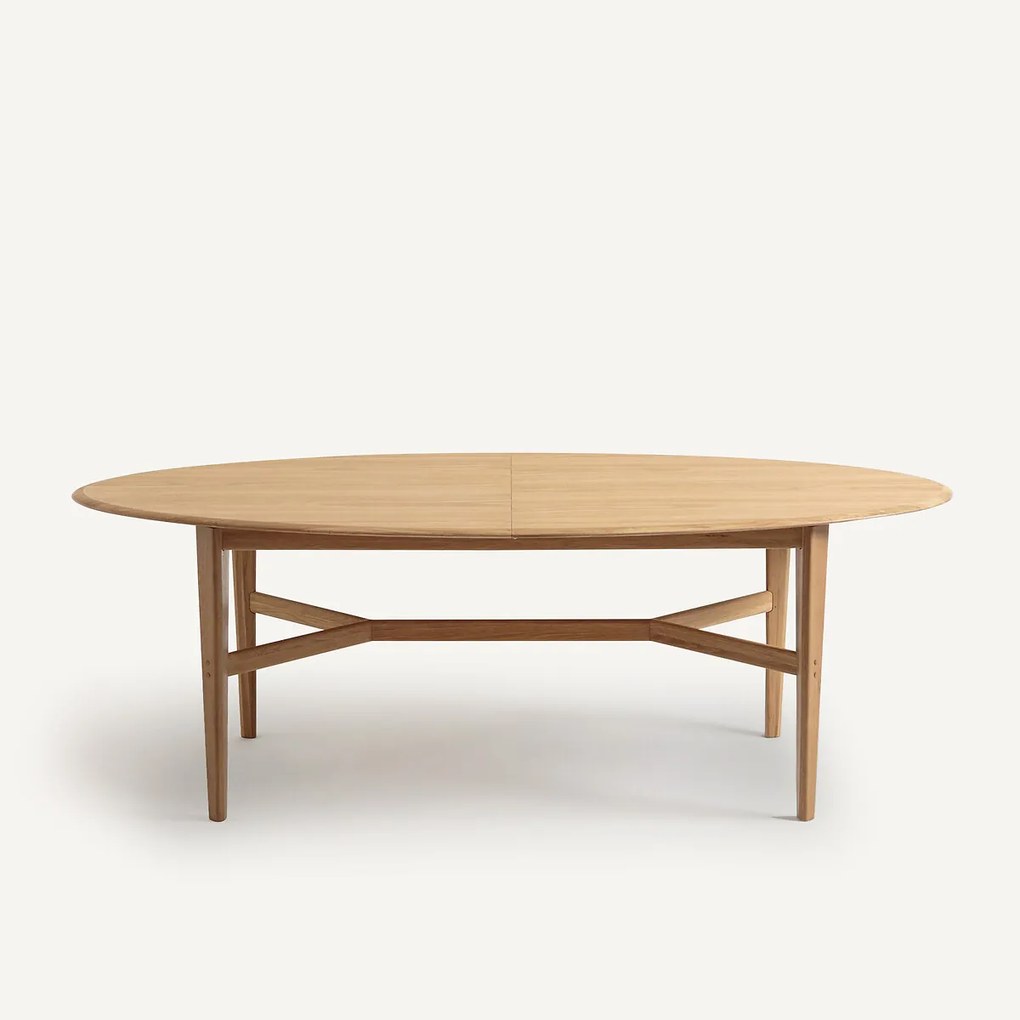 Verlengbare tafel van massief eikenhout en eikenfineer, Tadame
