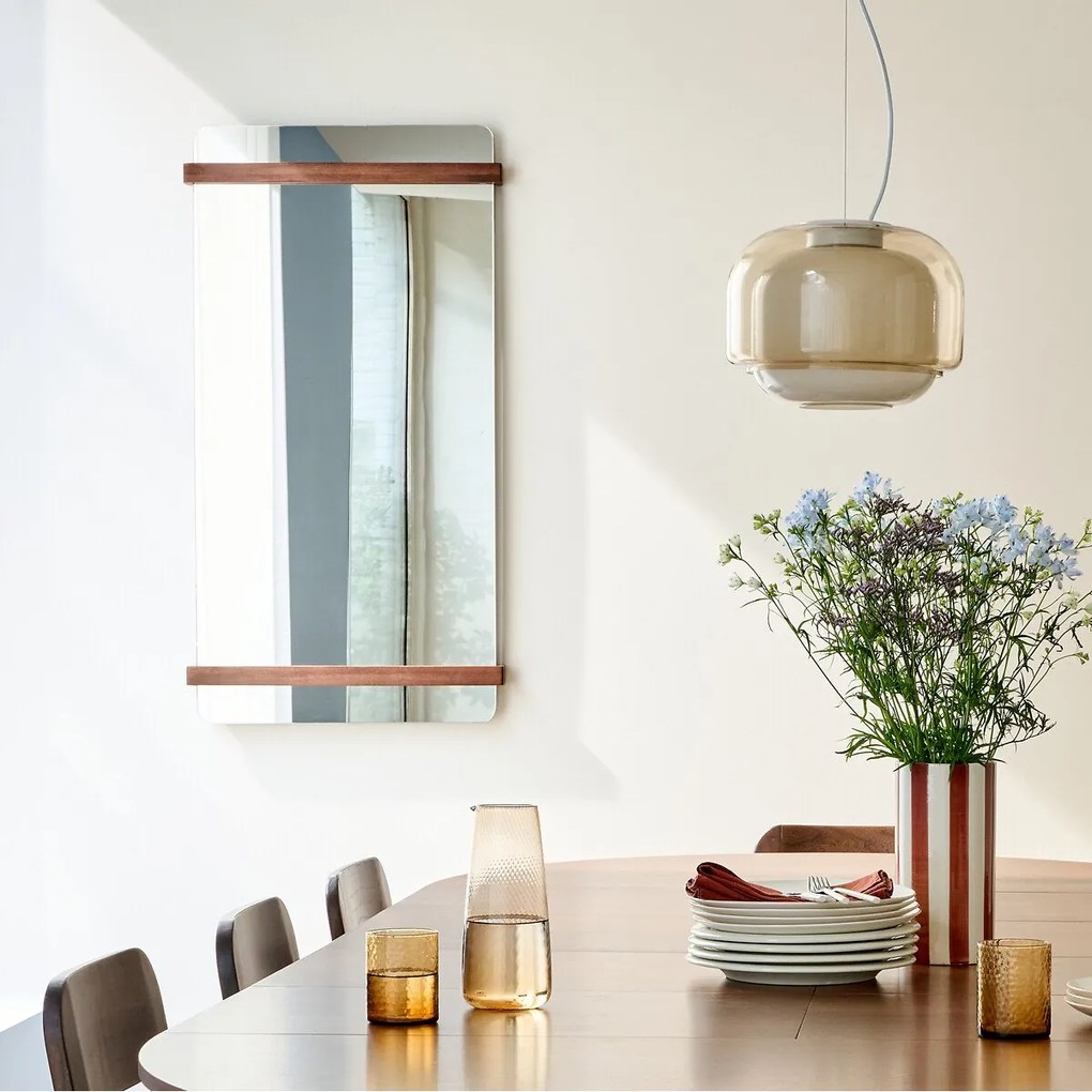 Spiegel notenhout 120 x 64 cm Nemma