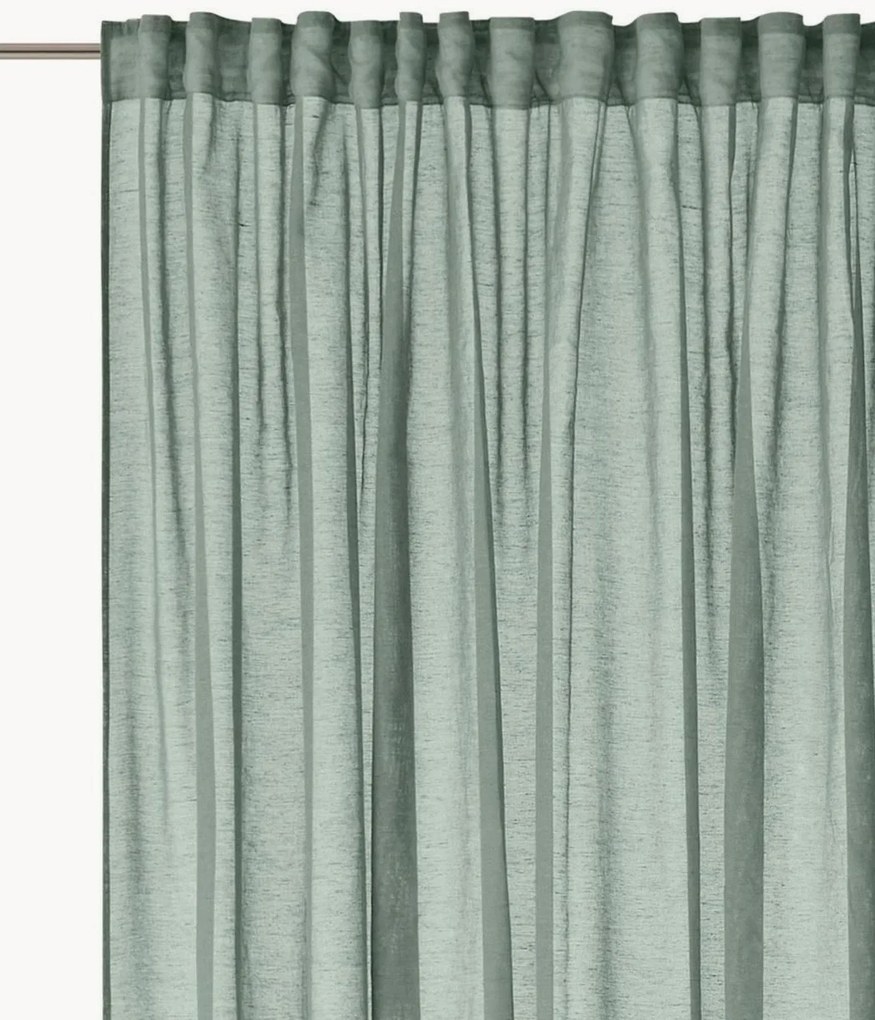 Transparant multibandgordijn Susanne, B 280 cm