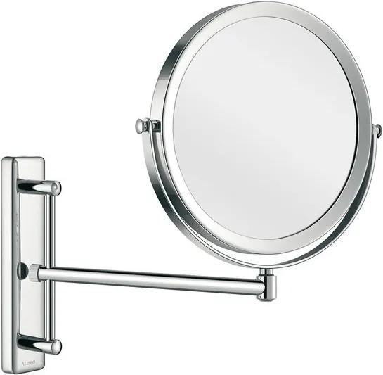 Aliseo Concierge make-up spiegel 24cm messing/staal chroom 020597