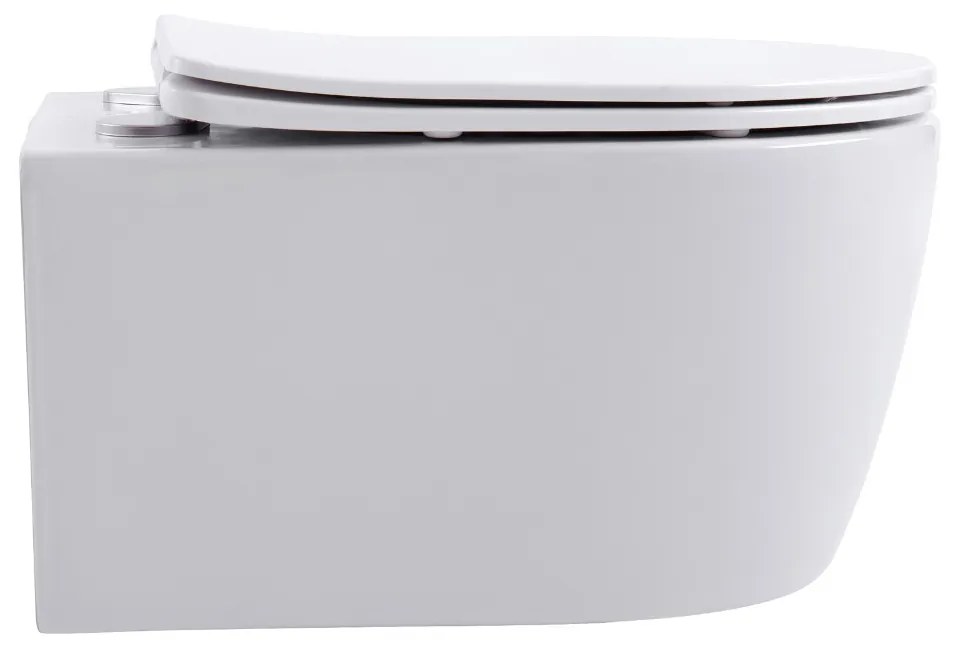 Sanigoods Willow hangend toilet met softclose sluiting wit